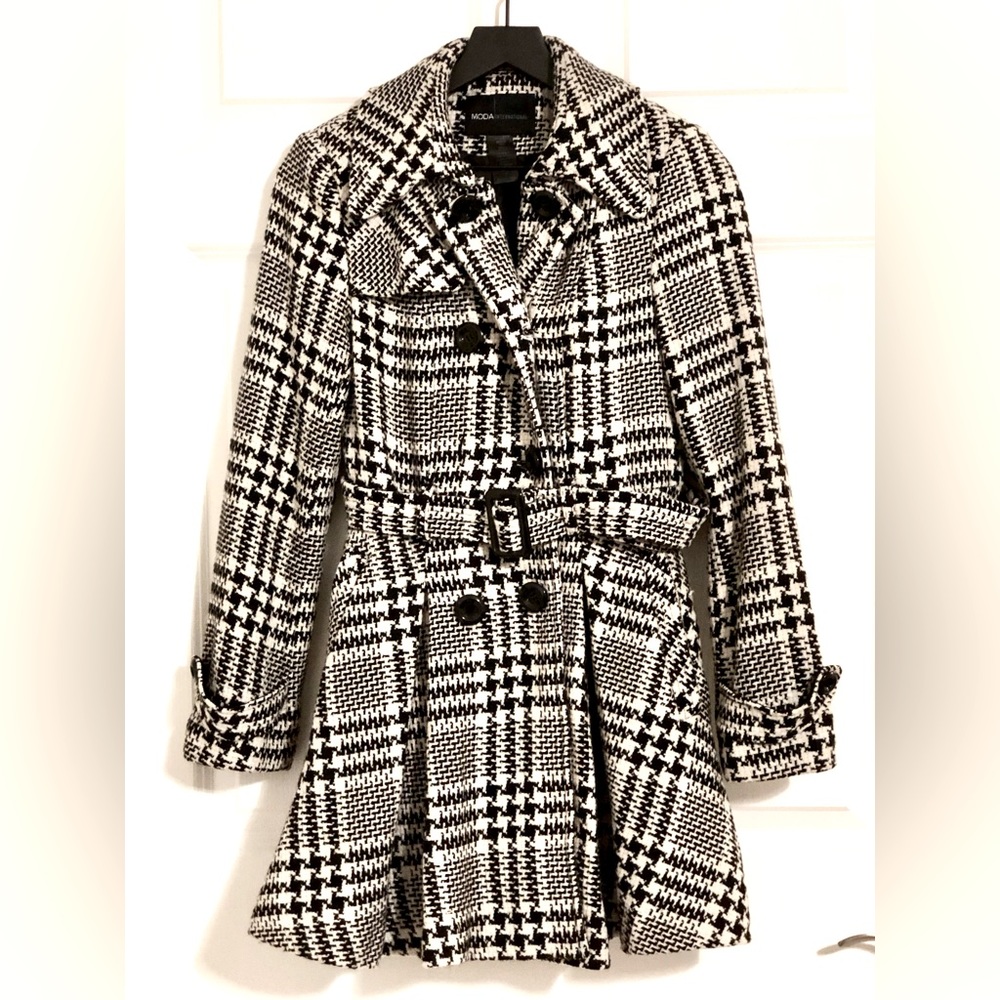 Beautiful Plaid Dress Peacoat
